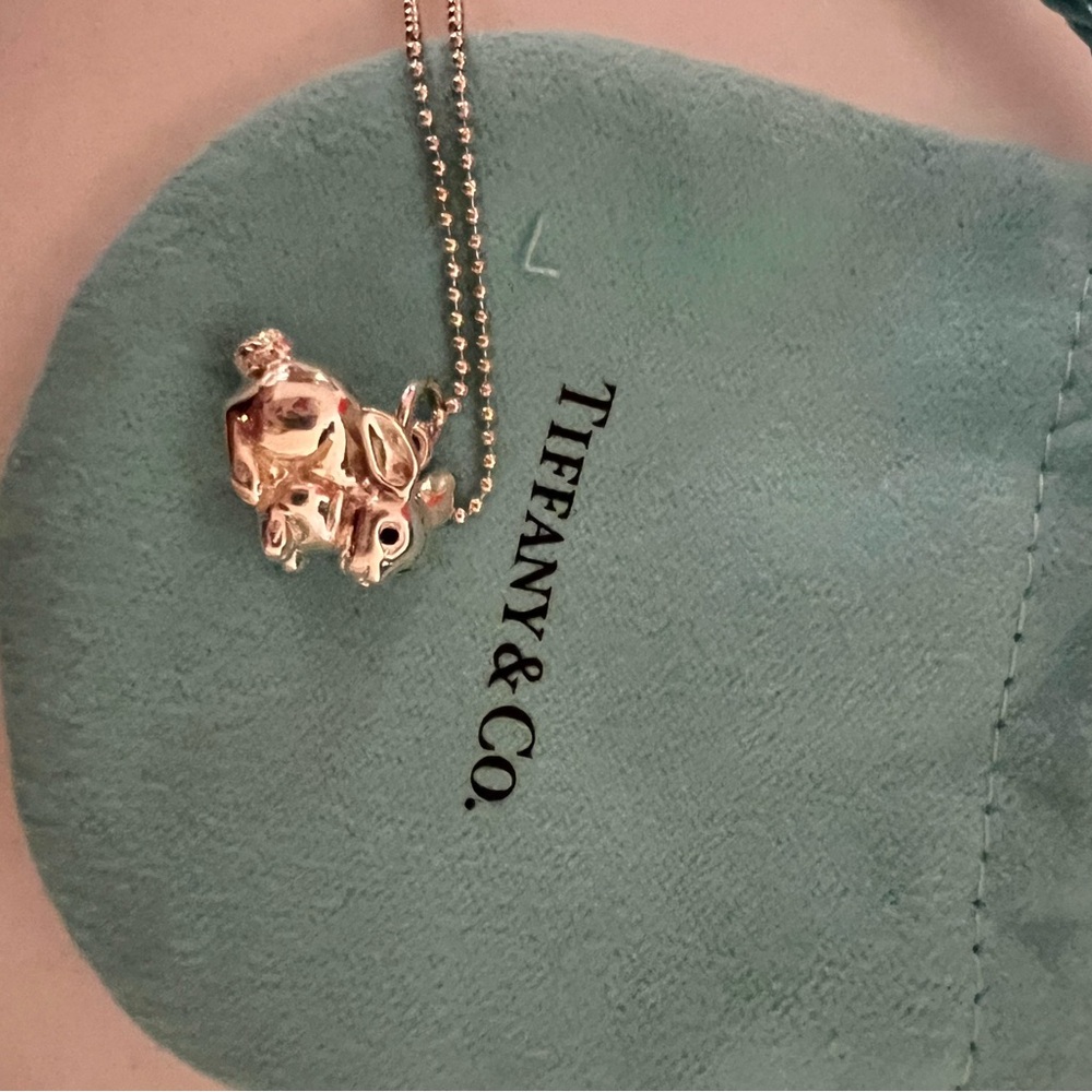 Tiffany & Co. Silver Rabbit Bunny Pendant